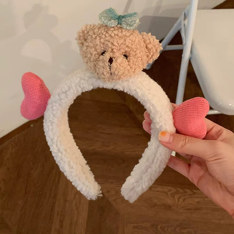 洗脸头窟发箍女款可爱小熊耳朵头箍发卡头饰防滑不掉发饰新款