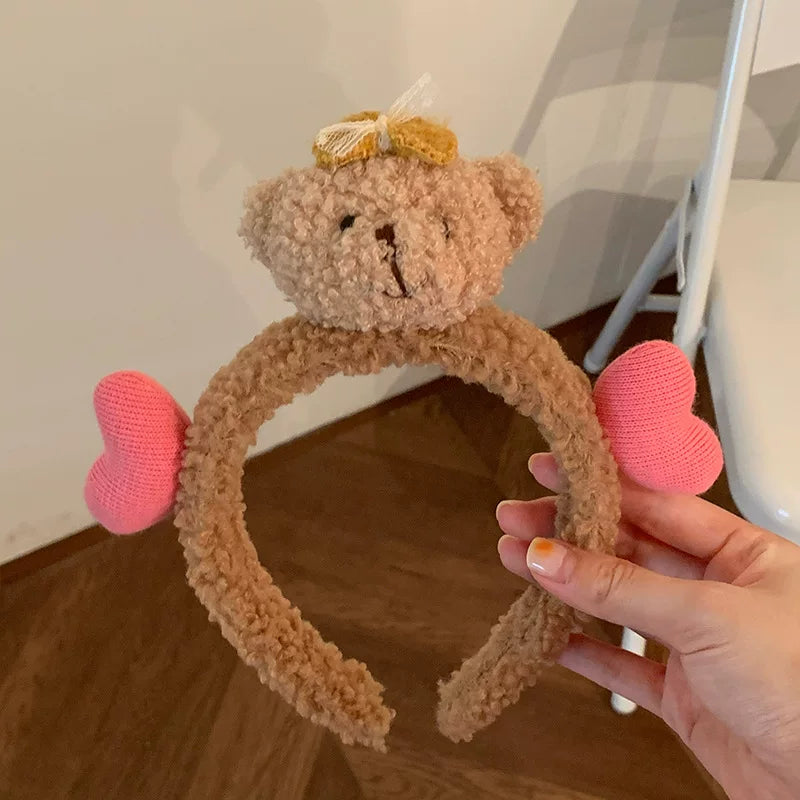 洗脸头窟发箍女款可爱小熊耳朵头箍发卡头饰防滑不掉发饰新款